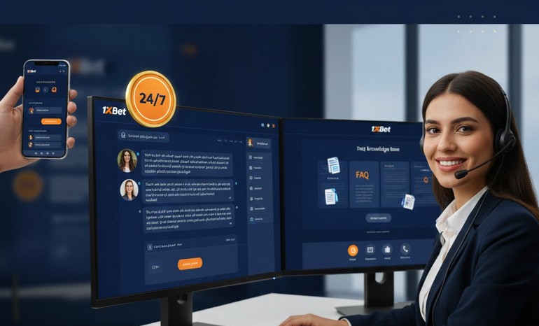 دعم عملاء 1xbet - خدمة 24/7 باللغة العربية